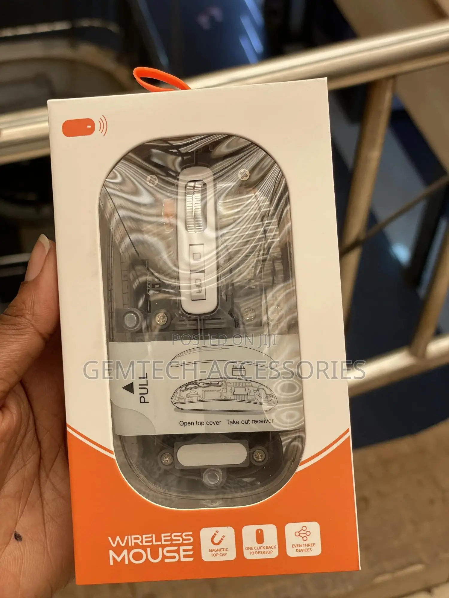 Transparent Rechargeable Wireless Mouse
