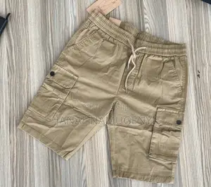 Khaki Color Khahi Shorts With Side Pockets