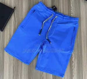 Blue Sweater Shorts