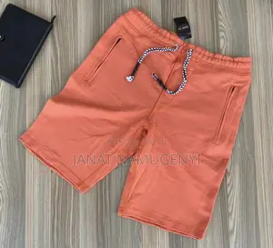 Faded Orange Sweater Short