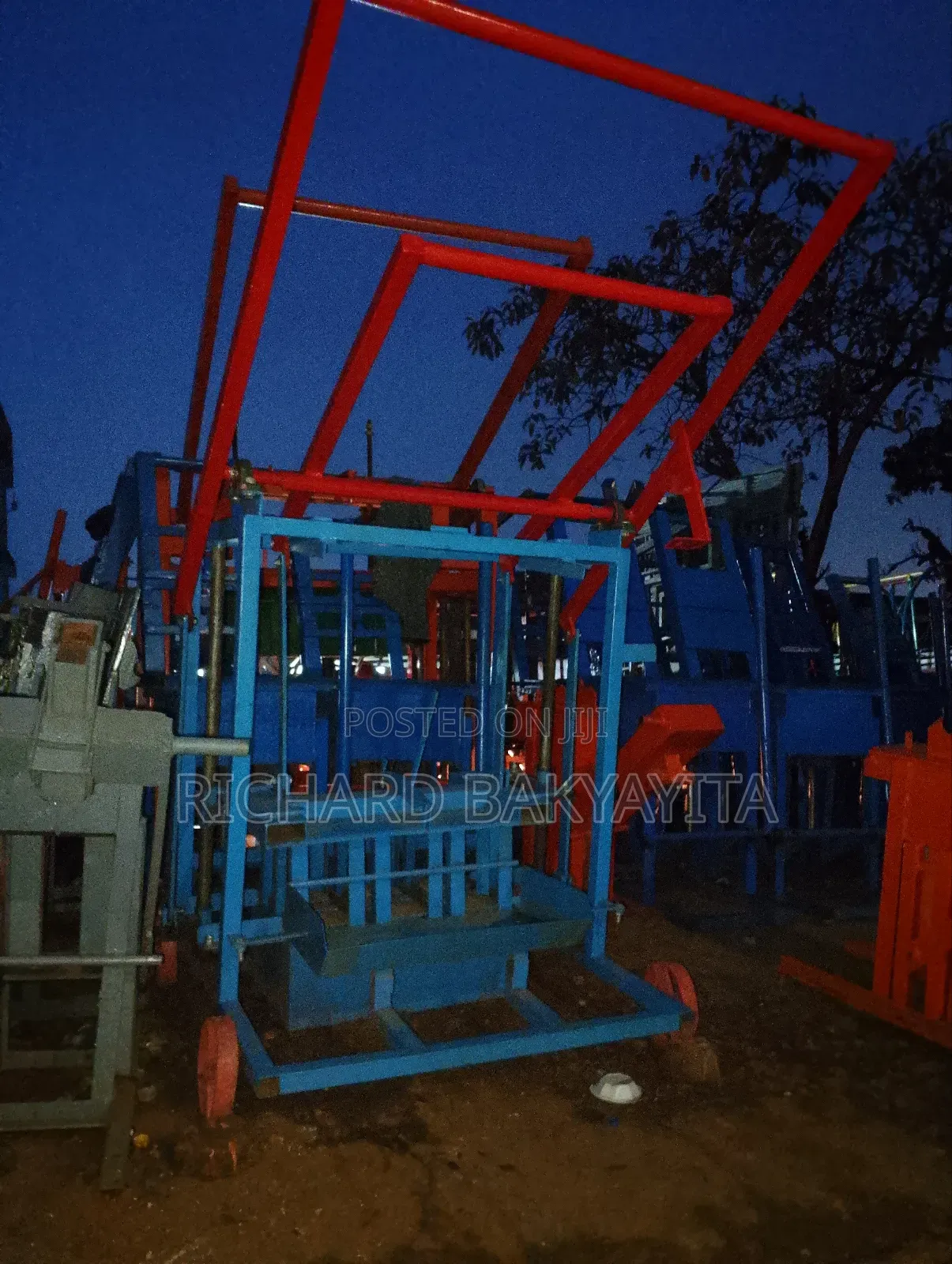 Manual Brick Making Machine for Three Bricks