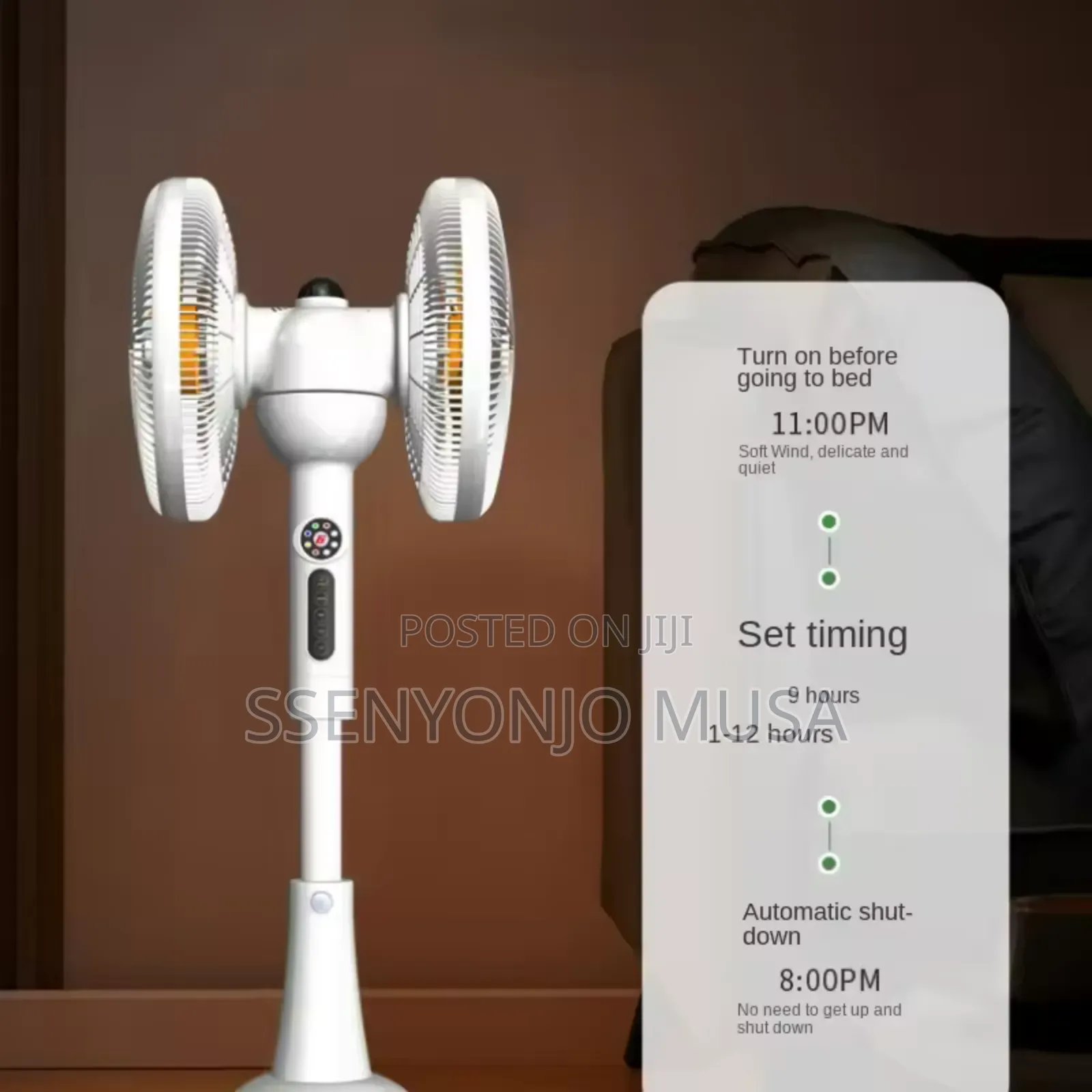 Smart Light 360 Multifunctional Electric Fan