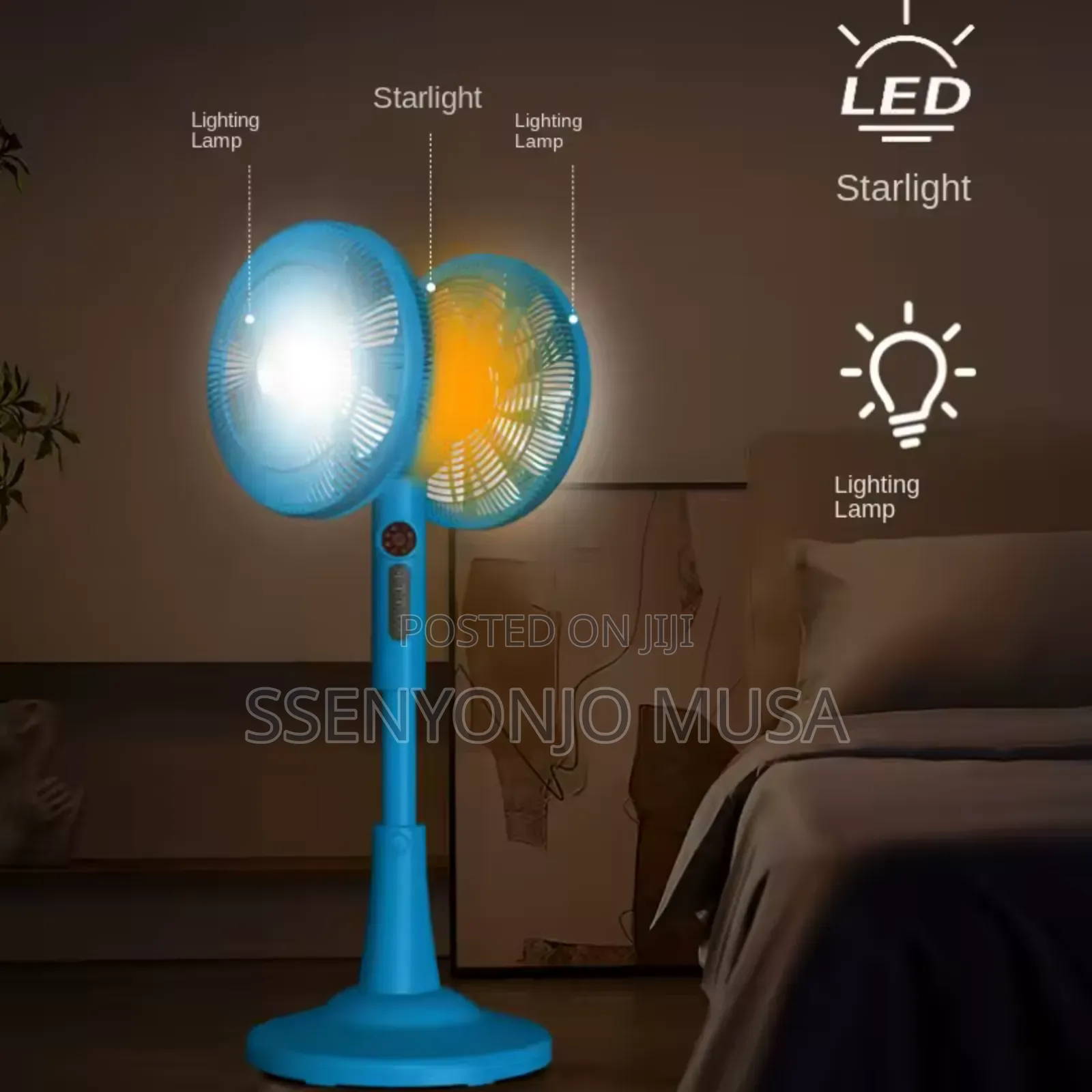 Smart Light 360 Multifunctional Electric Fan