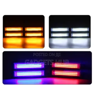Emergency Flashing Lights Kit for Cars Grille Running Led