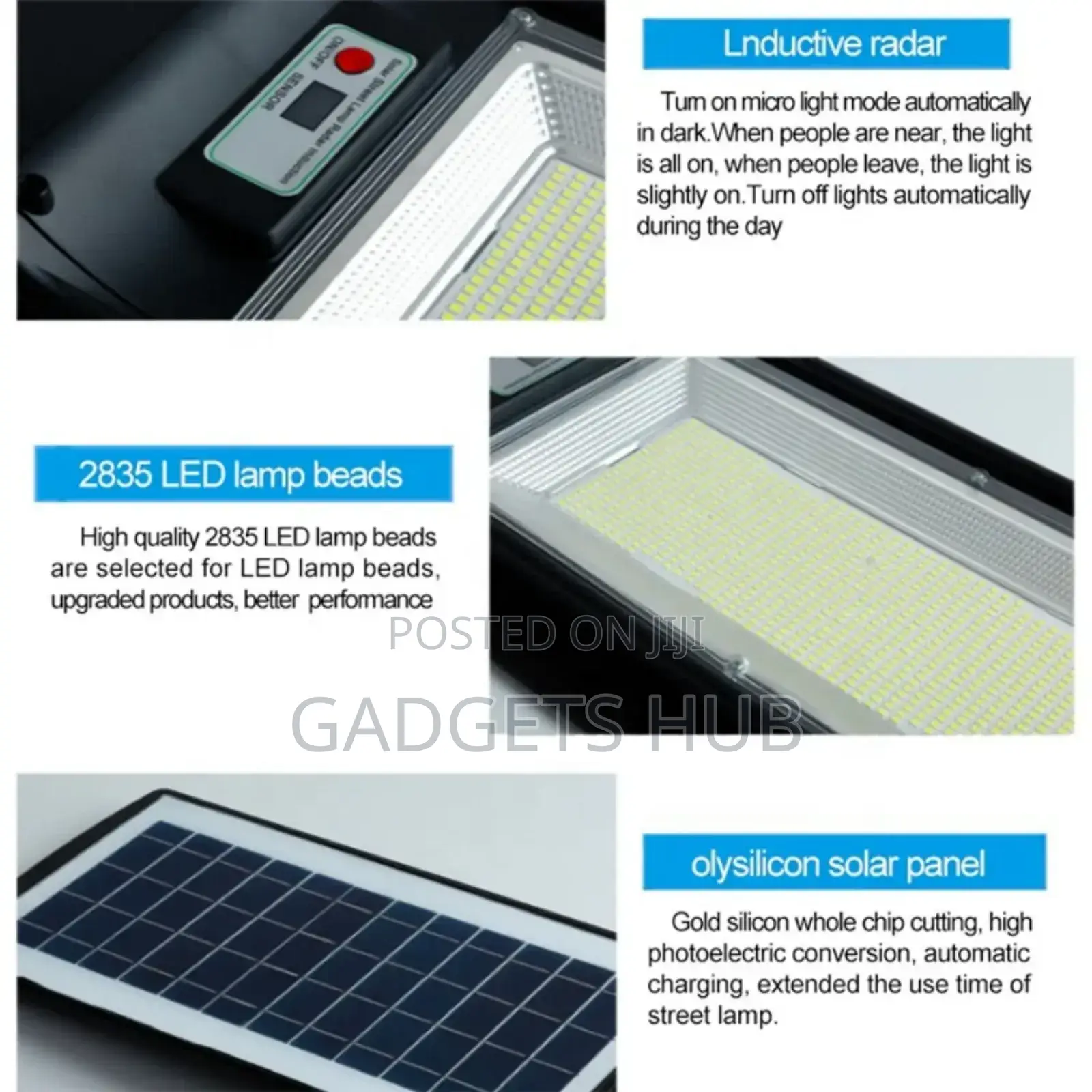 Solar Street Light Battery P65 Outdoor
