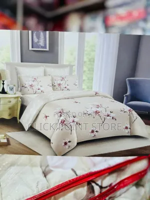 Flower Pattern Vio Duvet Covers/ 5 by 6 4 Piece Duvet