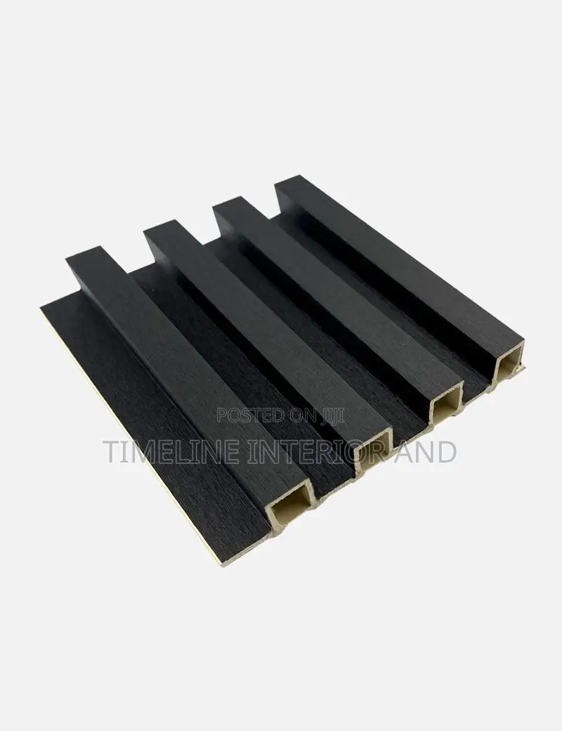 Black Fluted Wall Panels