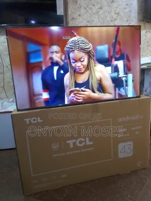 Brand New 43 Inches Qled TCL Smart Android Google Tv