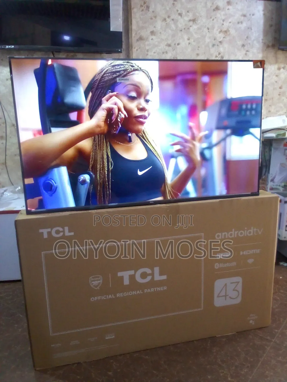 Brand New 43 Inches Qled TCL Smart Android Google Tv