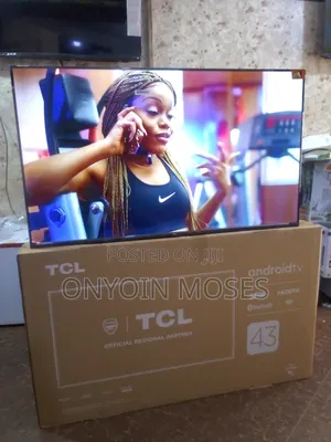 Brand New 43 Inches Qled TCL Smart Android Google Tv