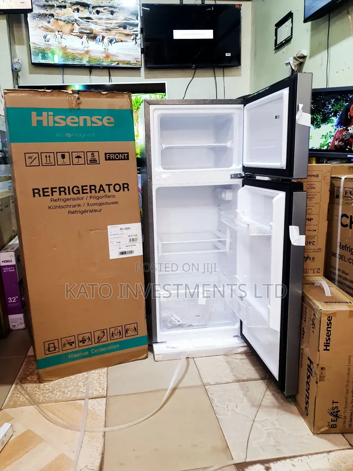160litrs Hisense Fridge Gray Rd-16dr