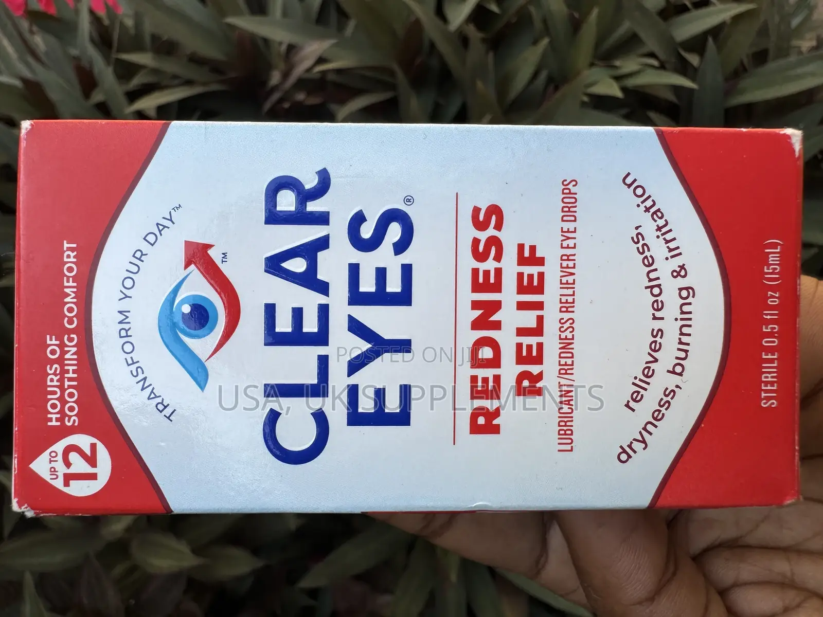 Clear Eye Whitening Drops
