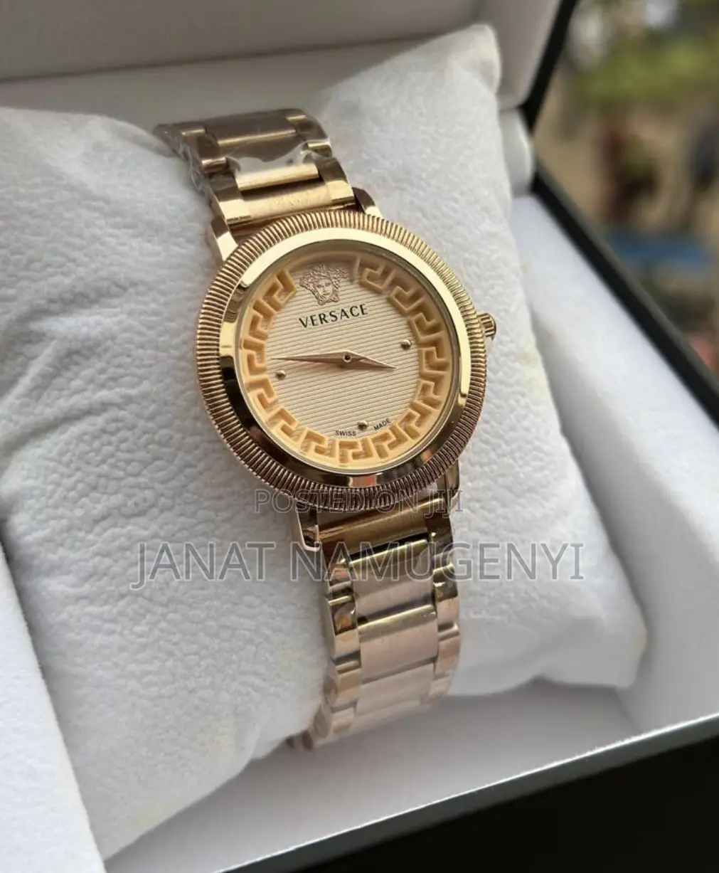 Versace Swiss Mode Gold Watch