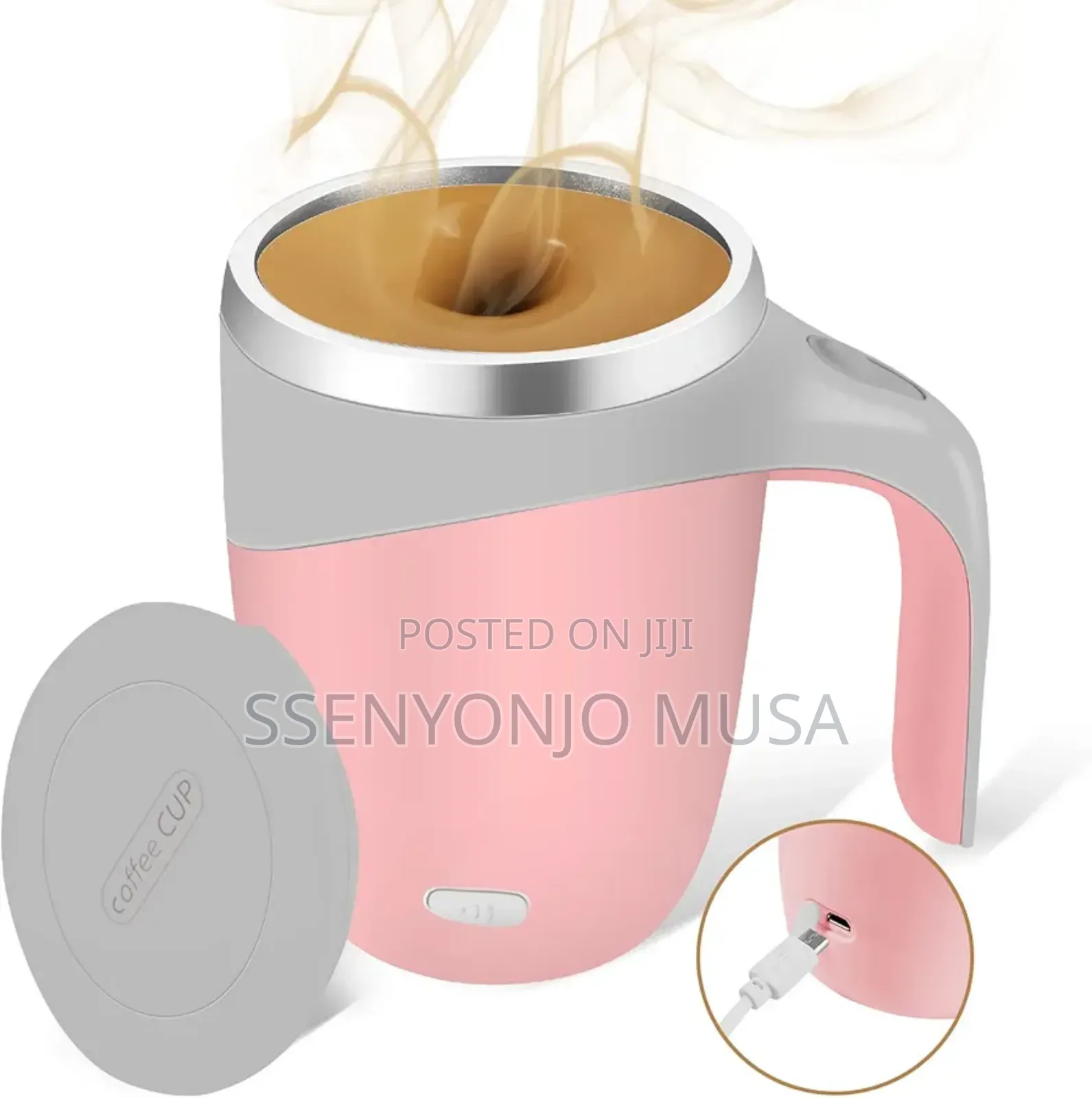 Self Stirring Magnetic Coffee Mug