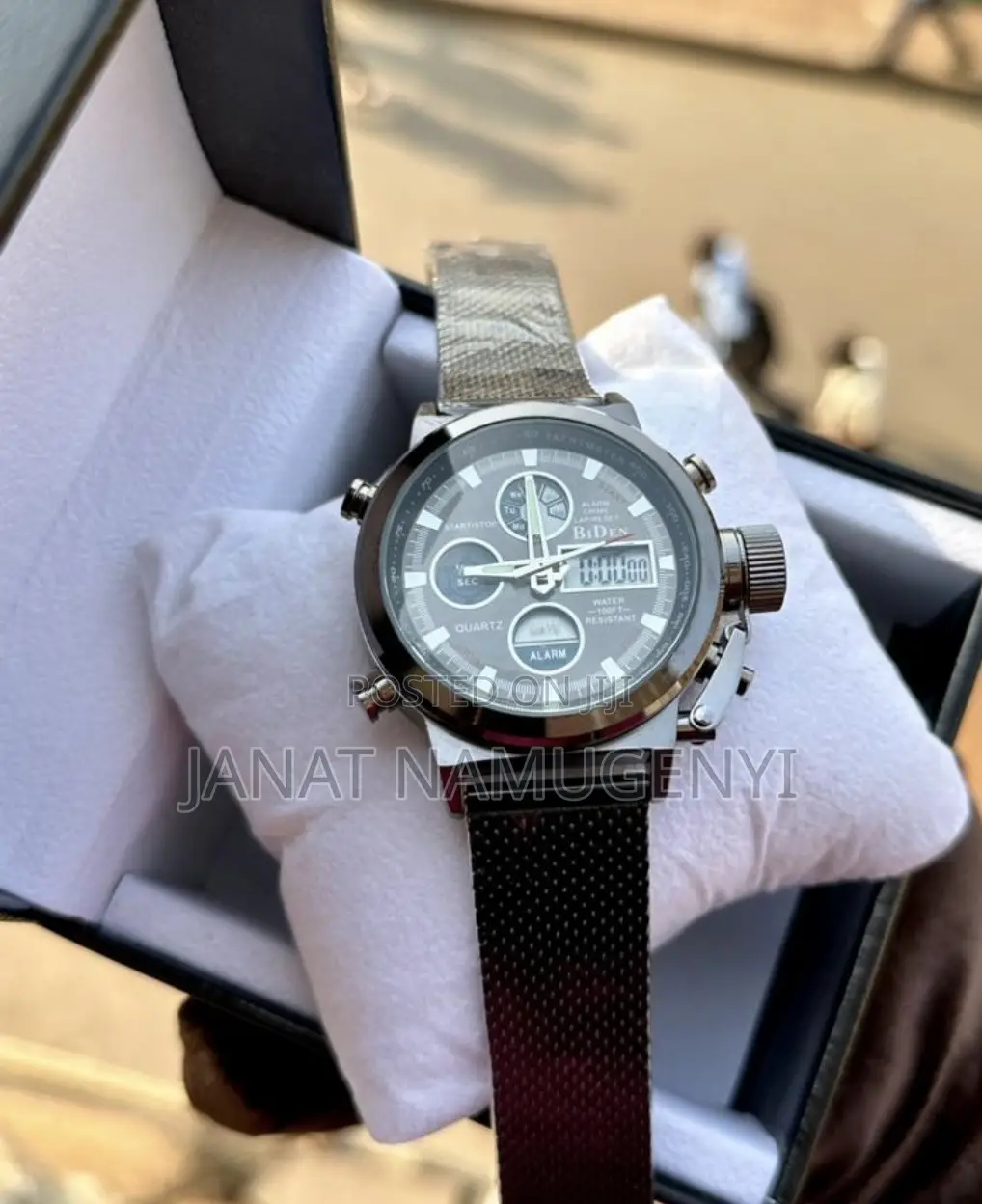 Black Biden Water Resistant 100% Watch
