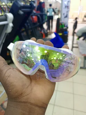 Swimming Goggles With a Protective Film