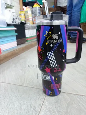 Stanley X Barbie '80s Rockers Quencher 40 Oz Tumbler.
