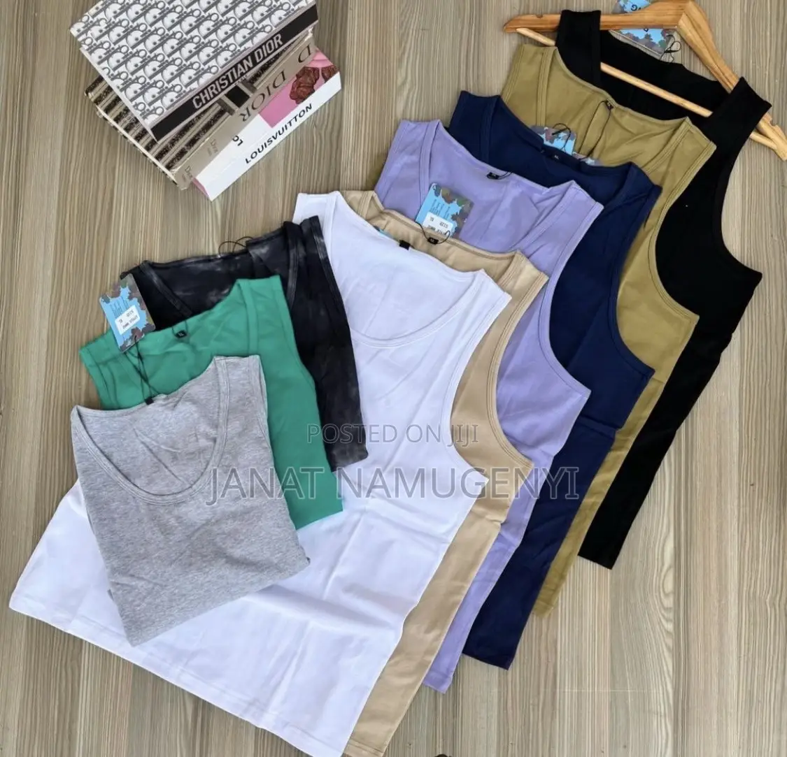 Plain Colored Vests Available in Different Sizes