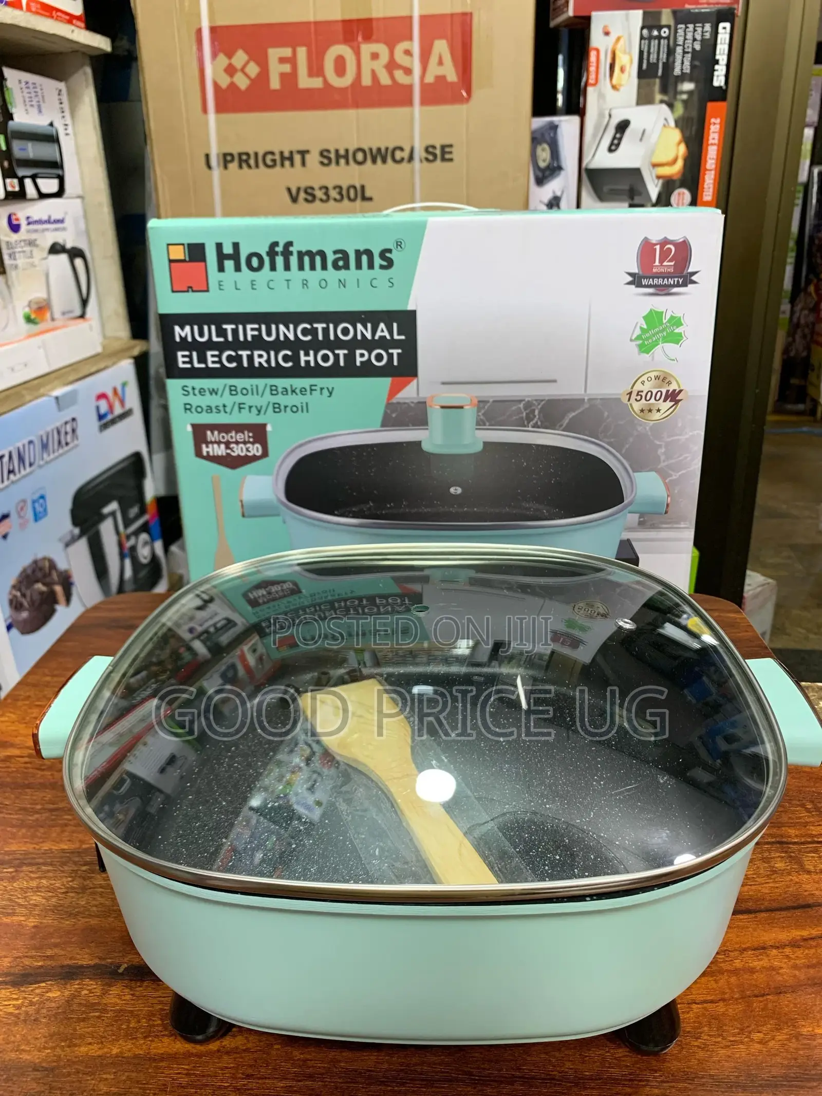 Hoffmans Multifunctional Electric Hot Pot 6l 30 Cm