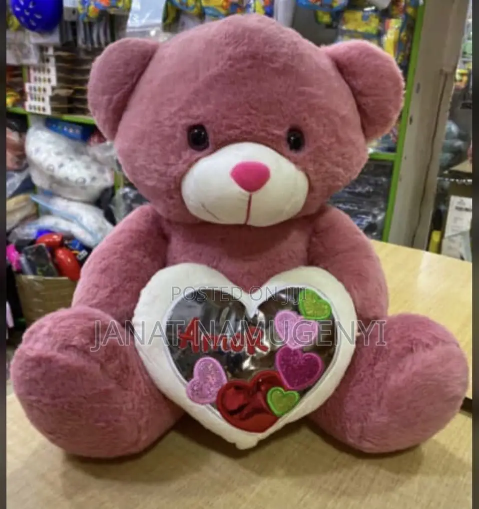 Peach Teddy Bear