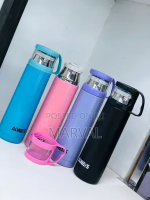 Thermal Travel Steel Water Tea Coffee Bottle Flask 500ml