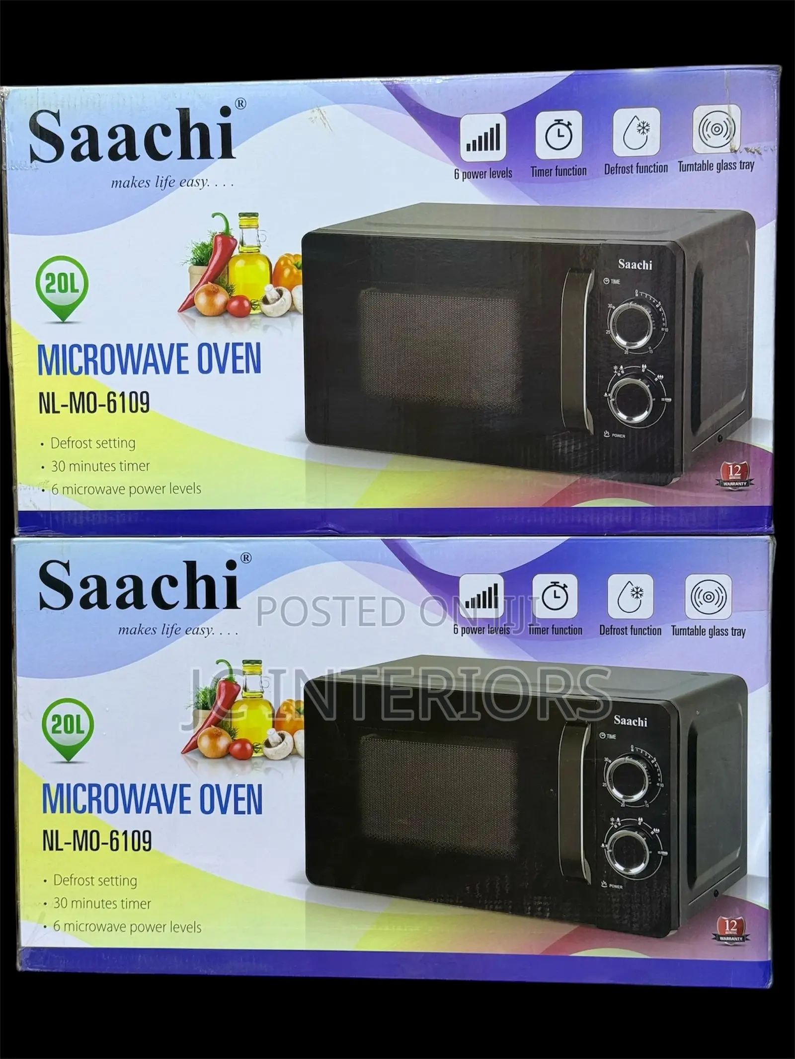 20 Litres Quality Saachi Microwave