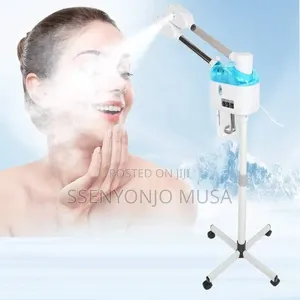 Commercial Facial Steamer 2-in-1 Hot Cold Machine Double Arms