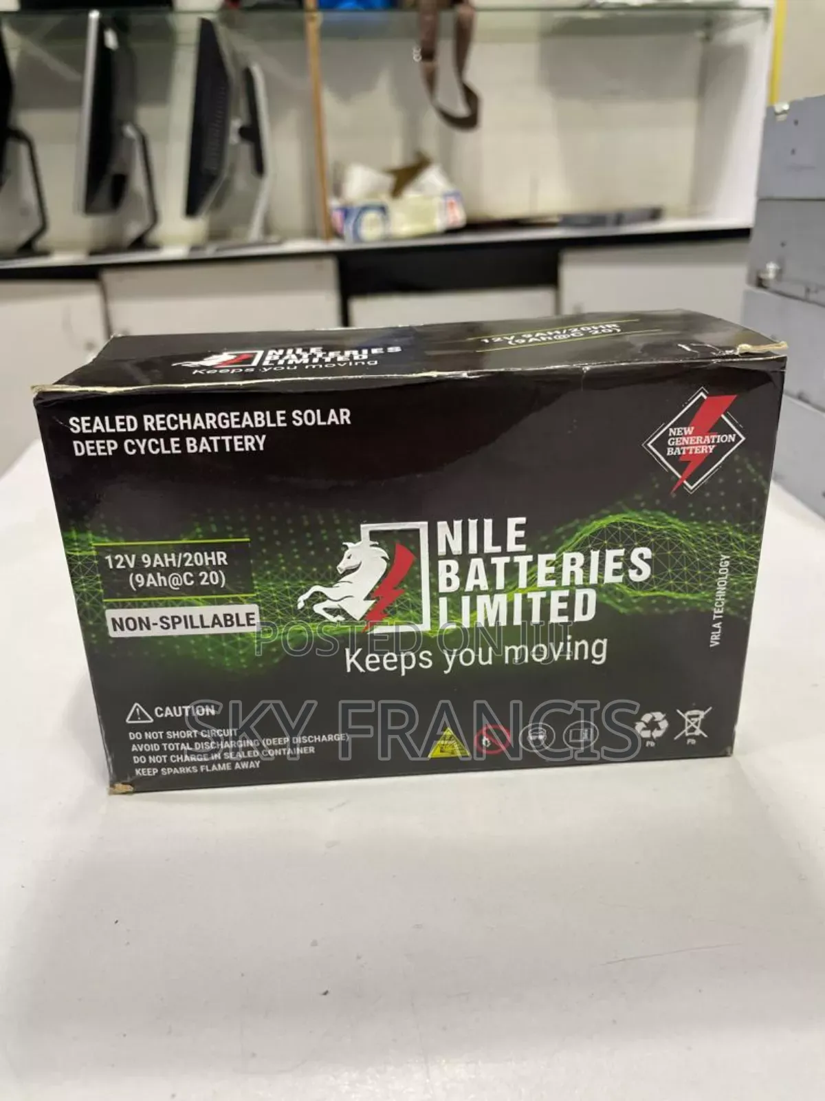 Ups Backup Battery Nile 7ah