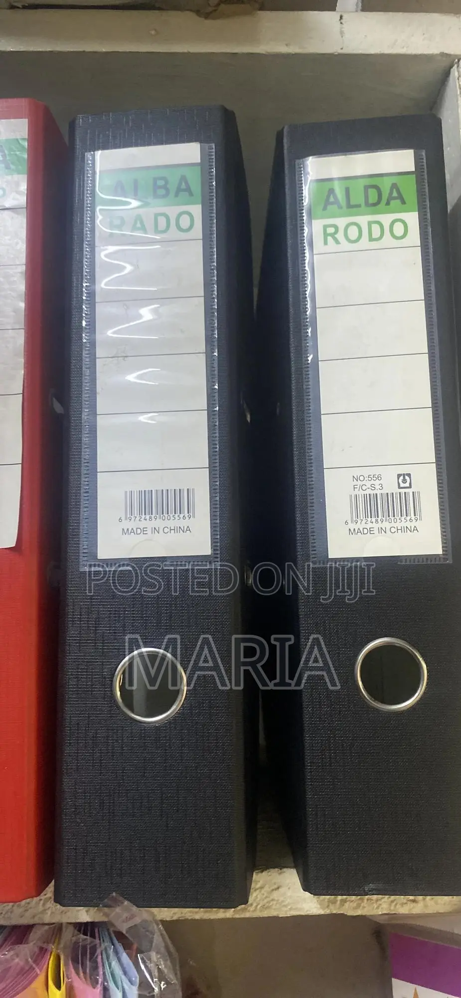 PVC Box-Files Black