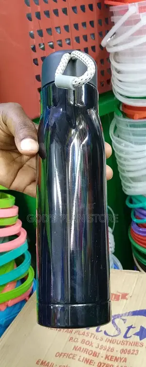 Black Vacuum Flask