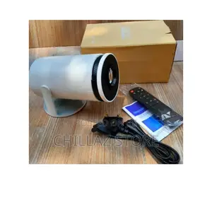 Mini Smart 180 Adjustable Portable Projector With 5g.