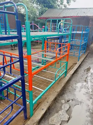 Green and Orange Standard Decker Bed