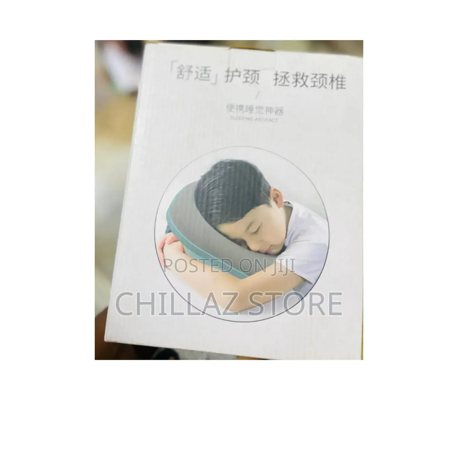 Travel Neck Pillow With 100% Memory Foam.