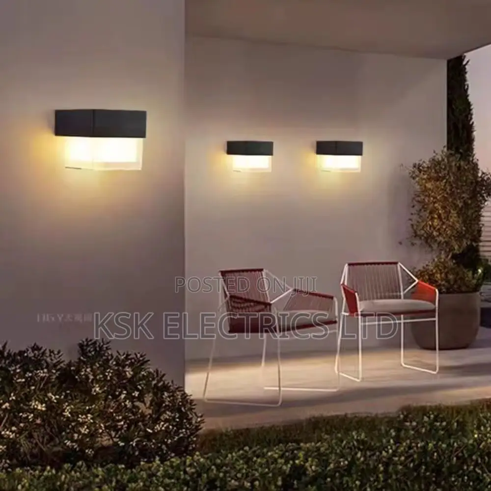 Led Solar Wall Lights Outdoor Porch Garden Waterproof