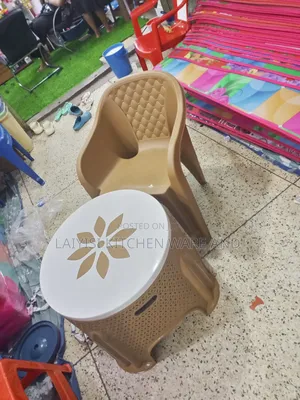 Relaxing Indoor Out Door Plastic Table With Sofa Chair