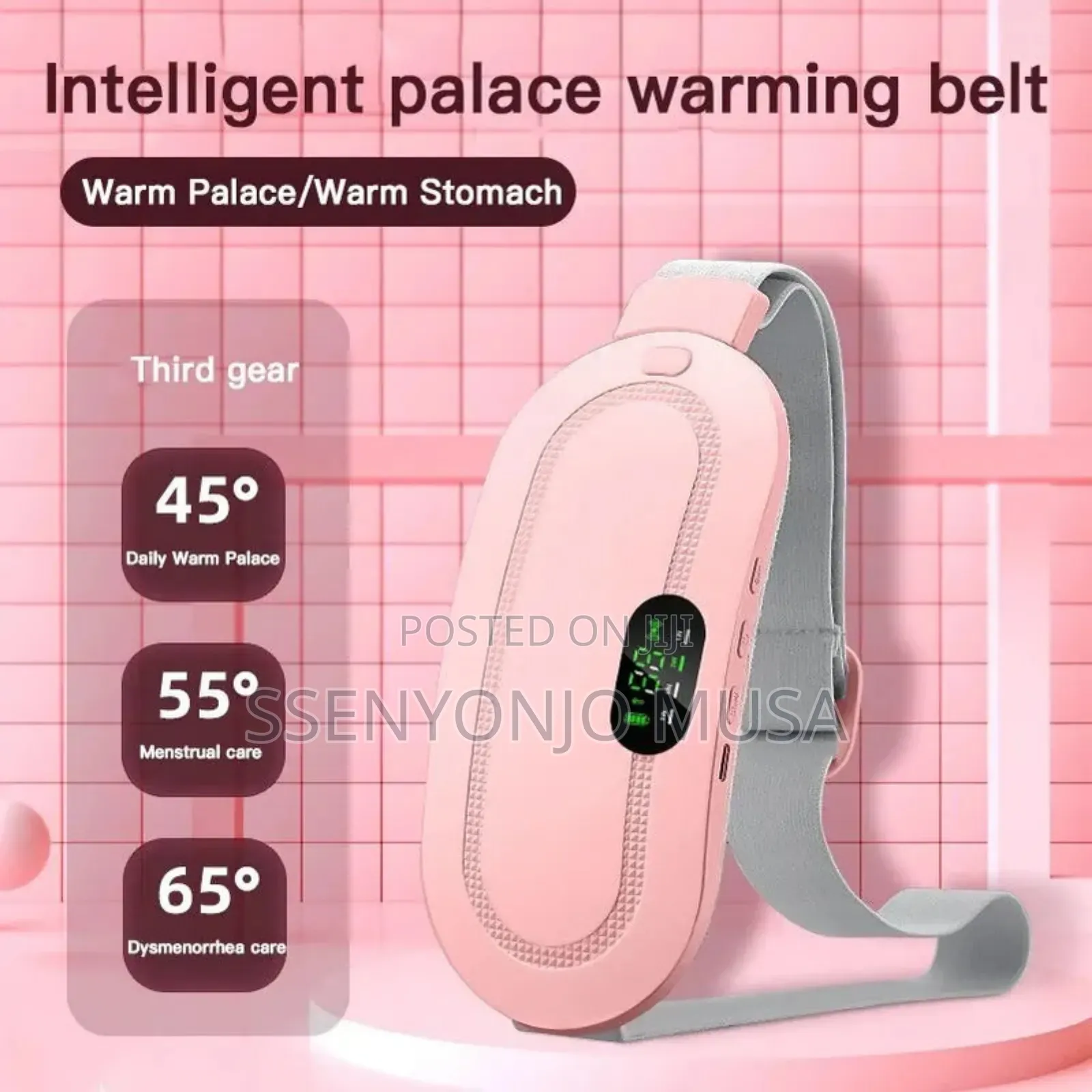 Portable Cramps Belt Menstrual Heating Pad -Relief From Menstrual