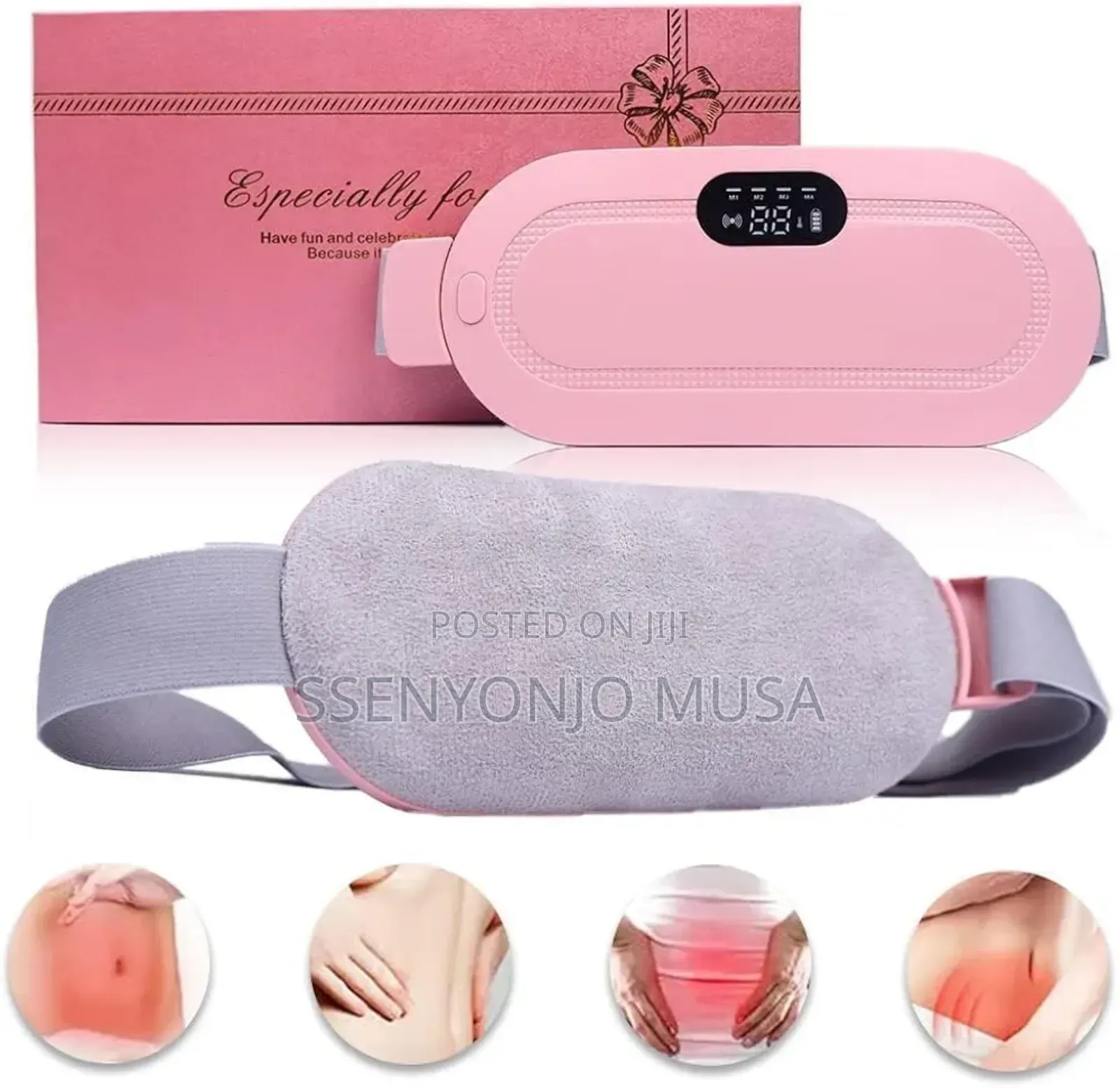 Portable Cramps Belt Menstrual Heating Pad -Relief From Menstrual