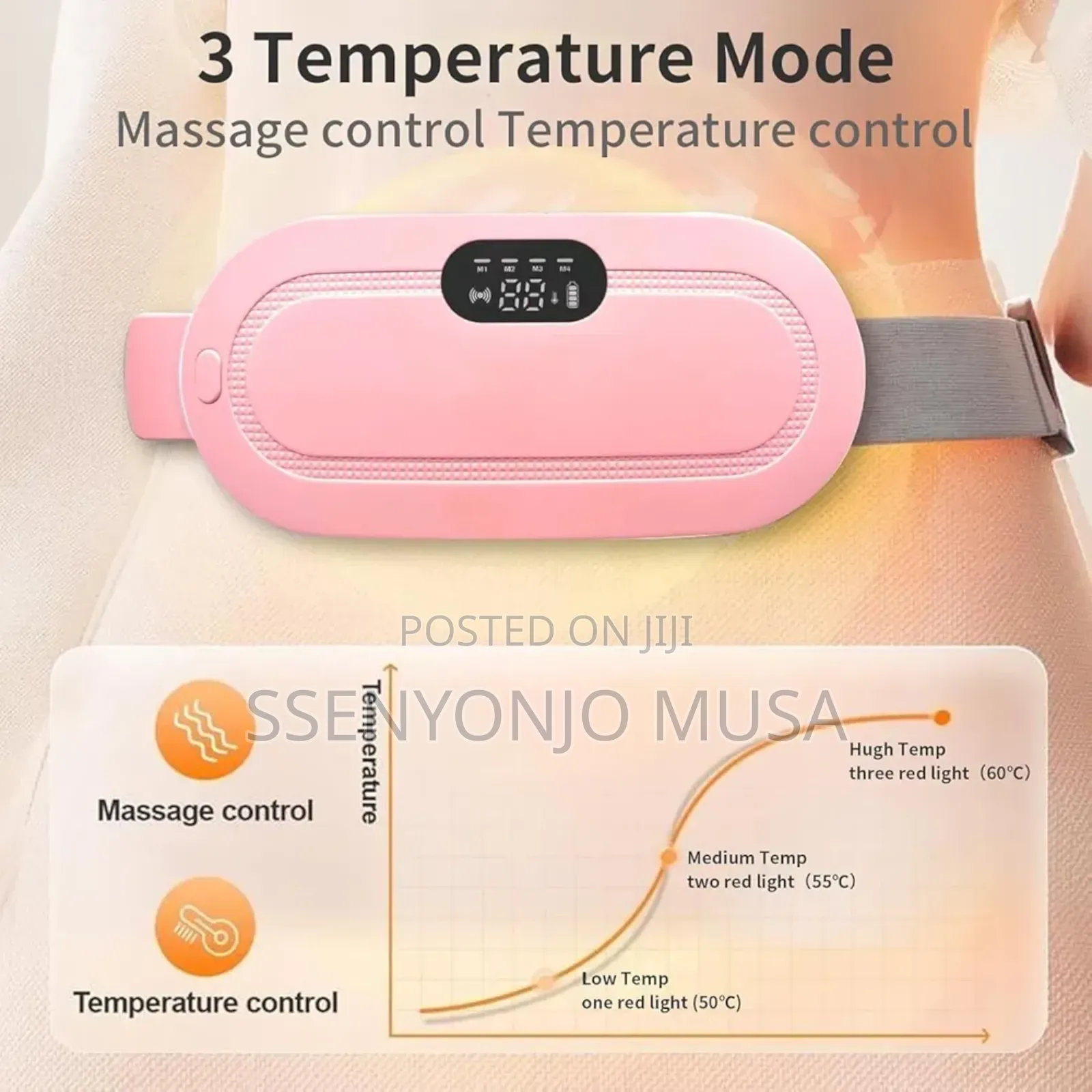 Portable Cramps Belt Menstrual Heating Pad -Relief From Menstrual