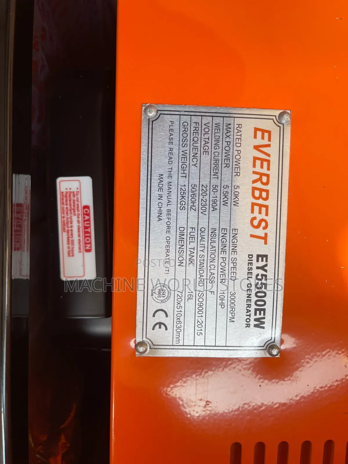 Welding Generator Ey5500ew 190a 5.5kw