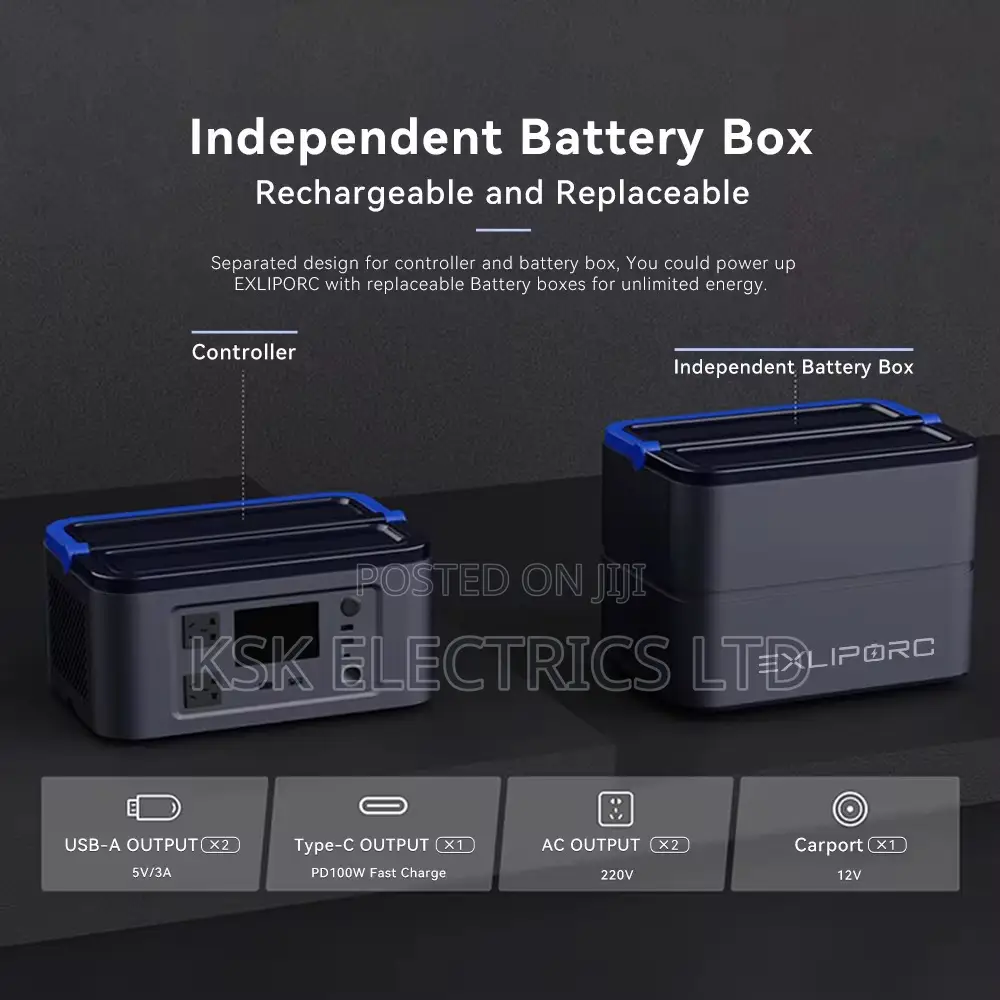 Electric Power Station For Camping