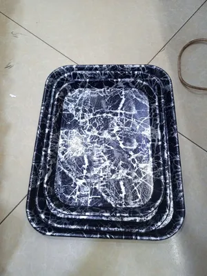 Set of 3 Nested Rectangular Serving Trays
