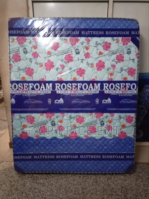 Rosefoam Mattress High Density. 5*6*8inches.( Blue)