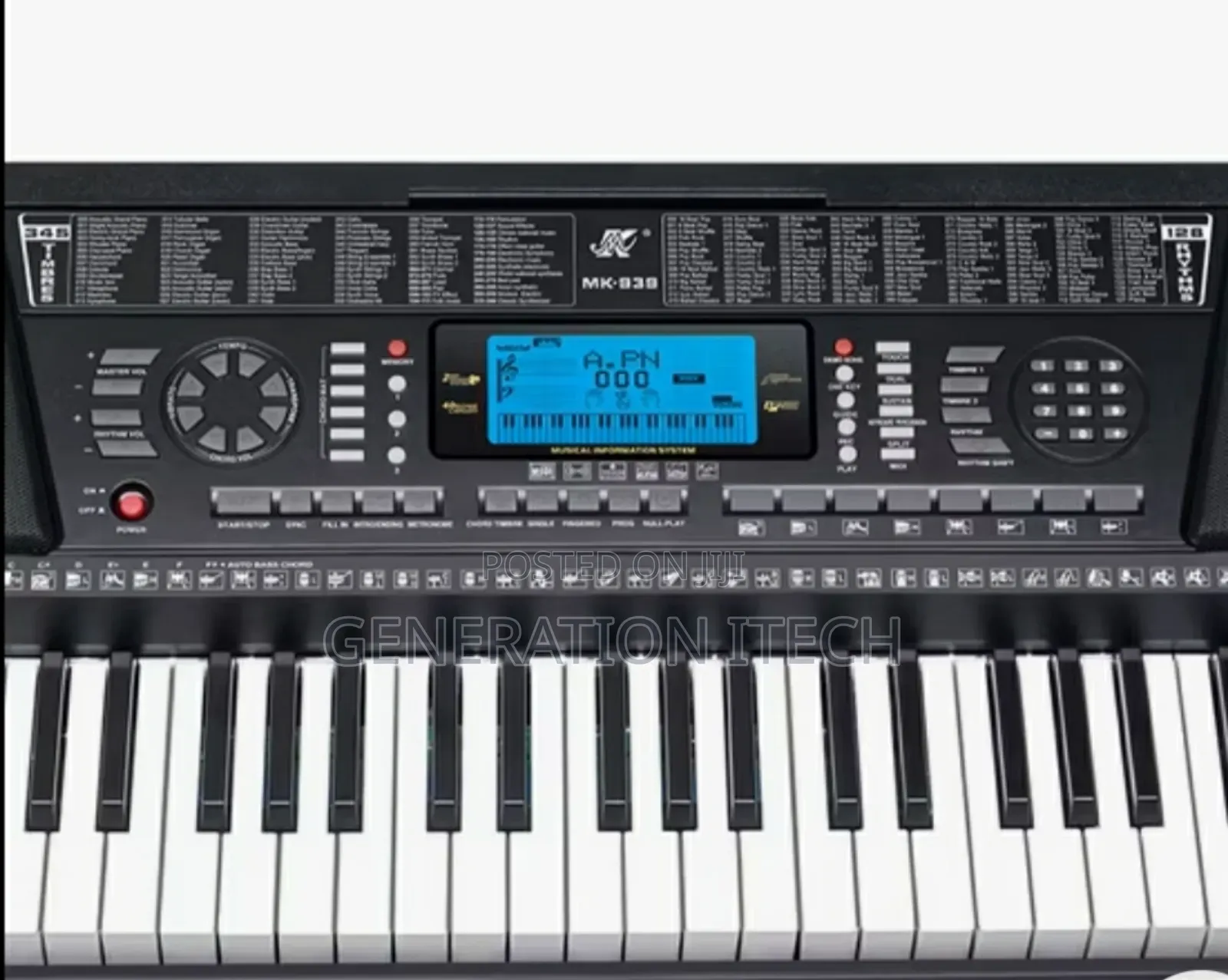 Mk 939 Keyboard With 61 Keys, Usb Midi Out Put, LCD Display