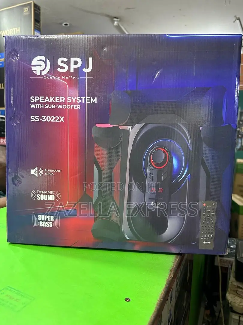 SPJ Speaker System With Sub-Woofer