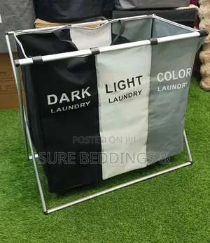 3 Columns Laundry Basket