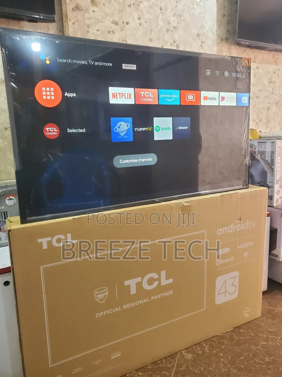 TCL 43" Smart Tv