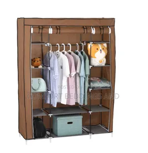 Metallic Closet With Hanging Rail
