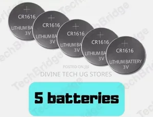 5 PCS Cr1616 Lithium Coin Cell Battery 3 Volts