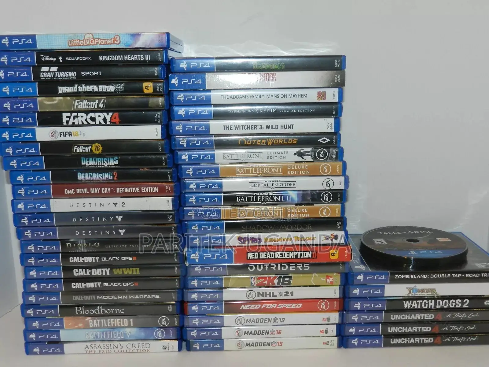Sony Ps4 Video Game Lot