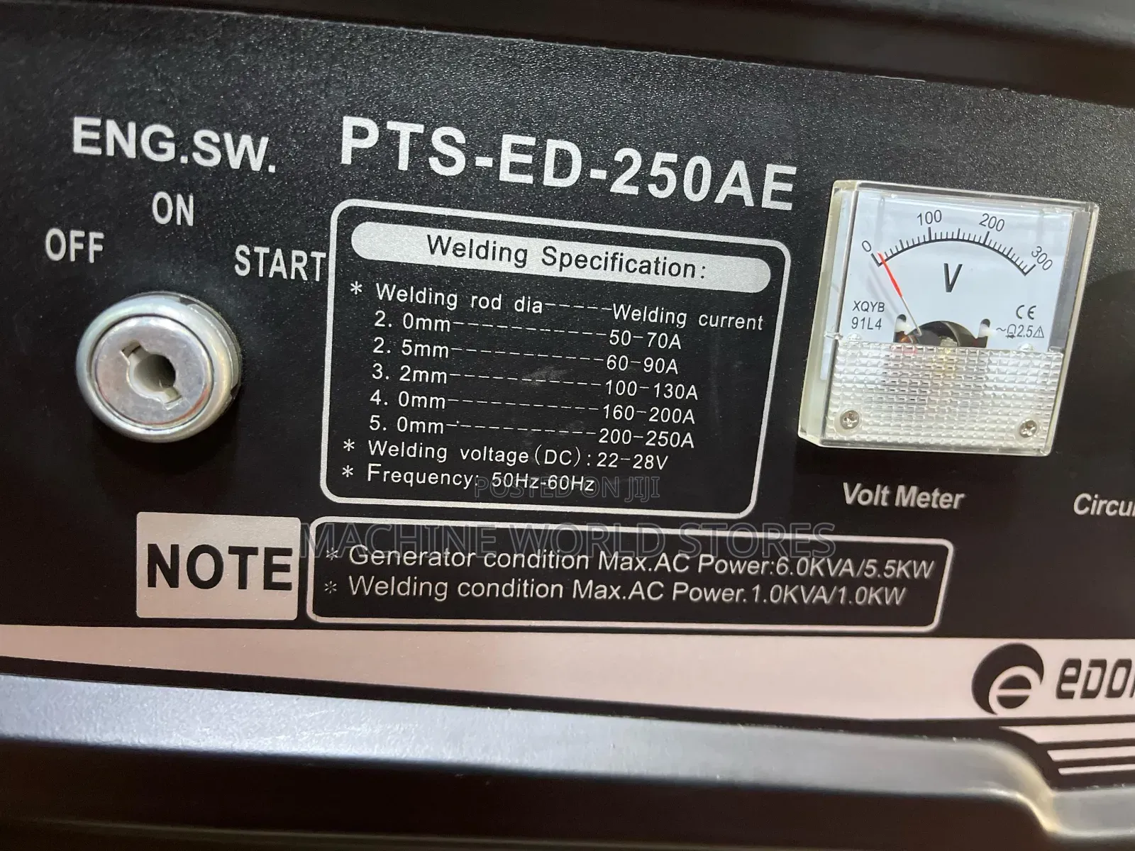 Gasoline Welding Generator PTS-Ed-250ae